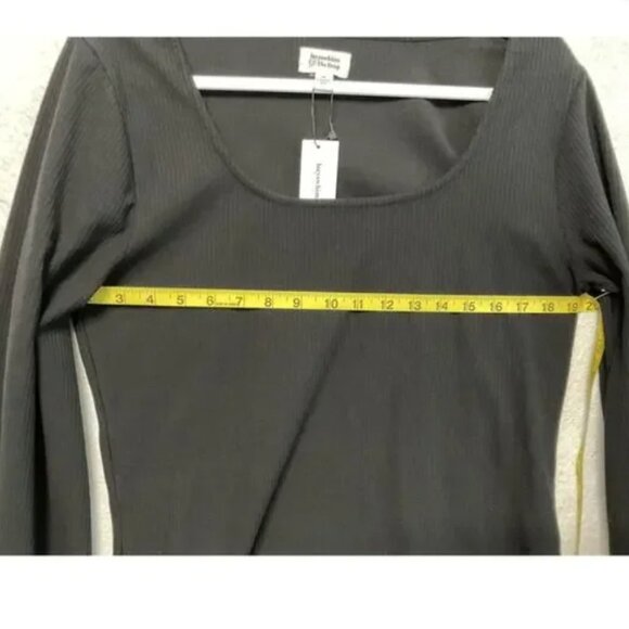 NWT The Drop @lucyswhims Square Neck Balloon Sleeve Ribbed Top, XL - Picture 8 of 10